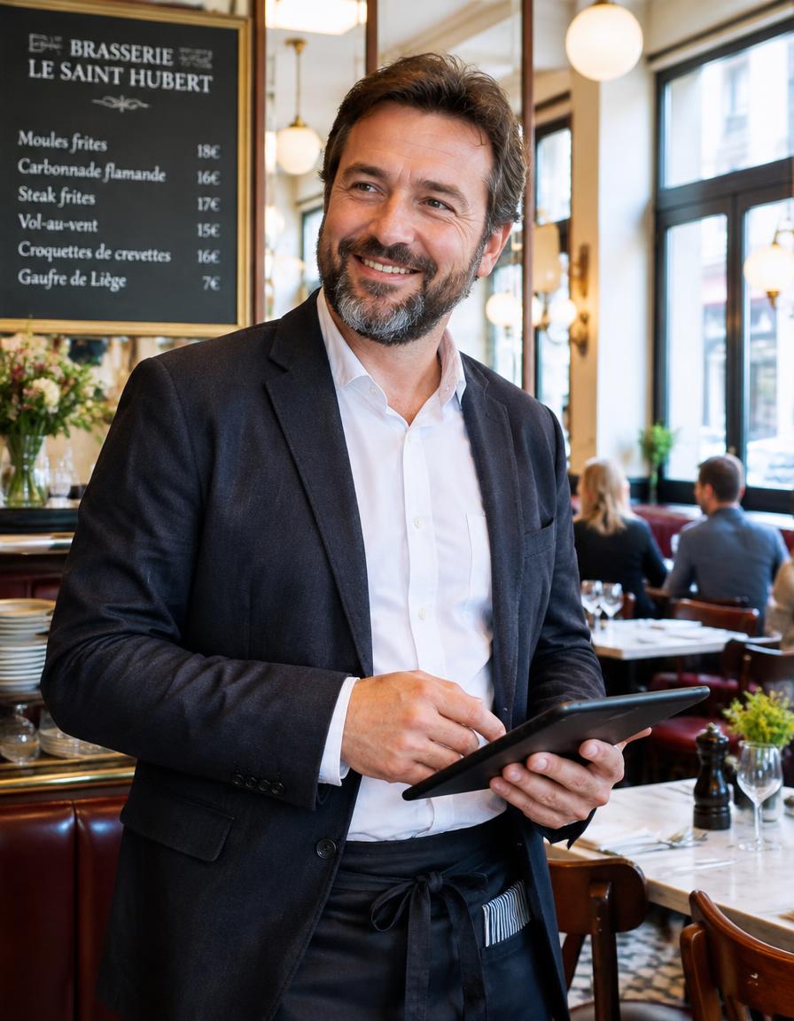 Marc, gérant de brasserie